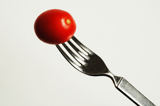 pomodoro e forchetta
