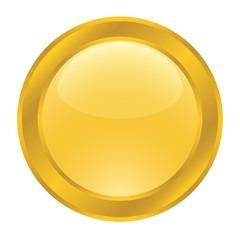 Gold button for web