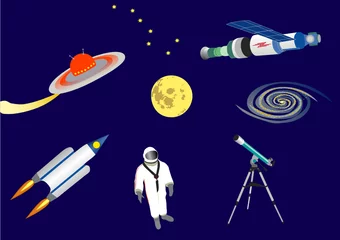 Photo sur Plexiglas Cosmos les différentes illustrations de l& 39 espace