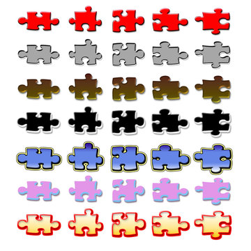 Icones puzzle