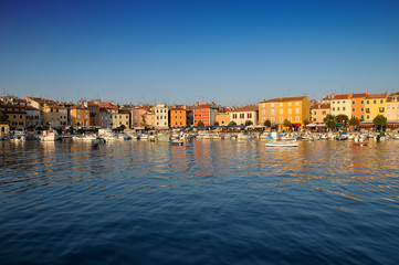 Small city Rovinj on Croatian coast