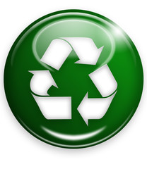 Obraz premium Umwelt Button
