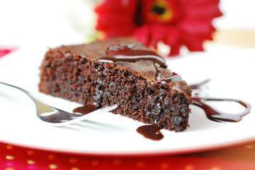 fluffy chocolate cake - schokokuchen