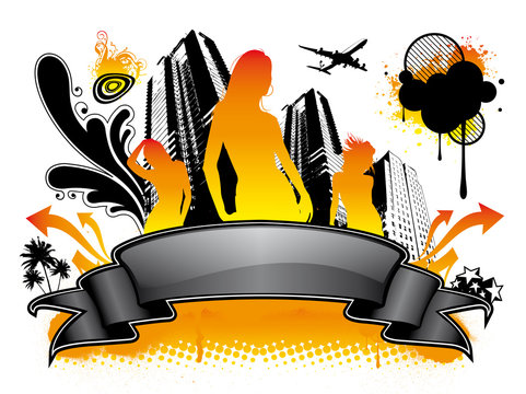 Banner fly ambiance hot dancefloor