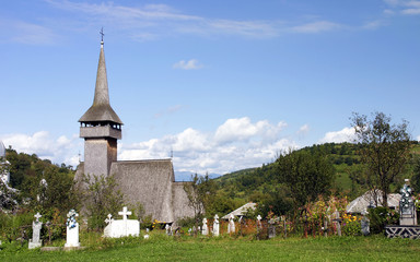église en bois de Roumanie