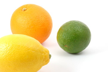 fresh lemon , orange , and citron fruits