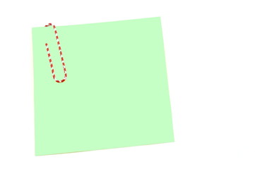 note paper isolated on a white background