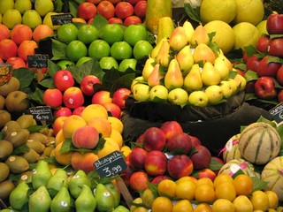 Etal de fruits