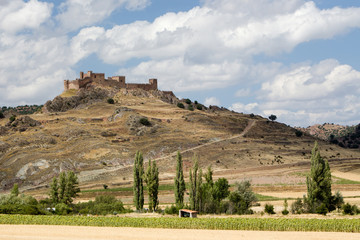 Fototapeta na wymiar Castillo de Riba de Santiuste