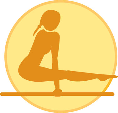 recommend clip art: gymnast