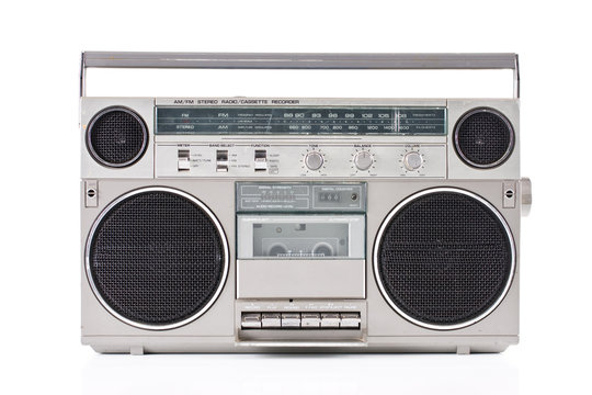 Old Portable Radio Cassette Player