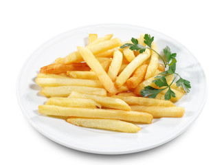 Side Dish French Fries (Fries) Served with Parsley
