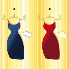 Dresses with price lists