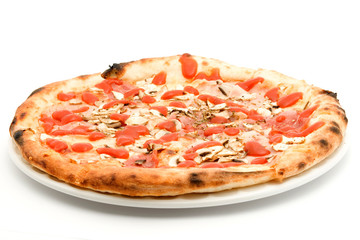 pizza studio isolated over white