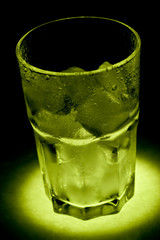 drink series: icy mix in green color