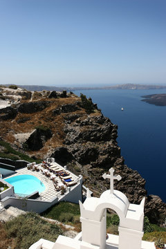 The Island of Santorini in Grrece