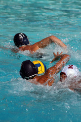 water polo action