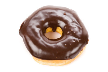 Donut with white background close up shot