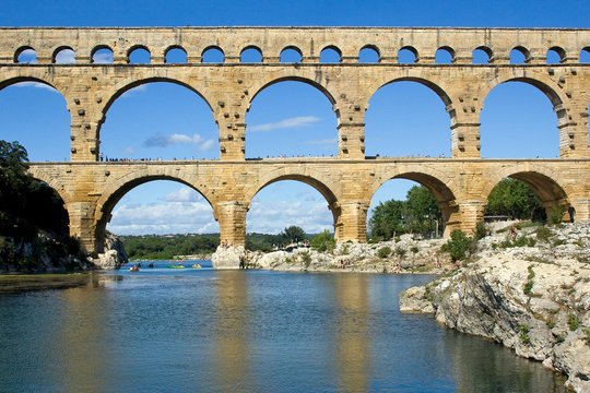 Ouvrage d'art - Aqueduc romain - Pont du Gard