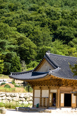 Fototapeta na wymiar Tempelanlage in Korea
