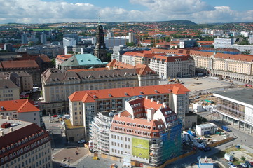 Fototapeta na wymiar Blick über Dresden