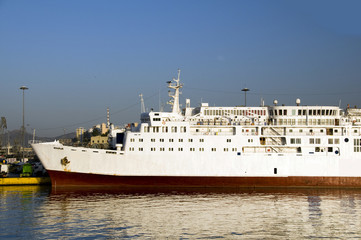 athens greece boats harbor of piraeus cruise ships and ferry