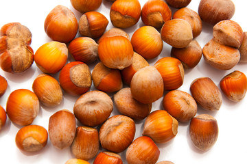nuts isolated on white