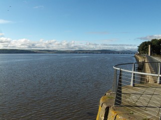 Le tay vue de dundee, ecosse