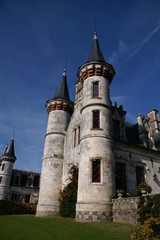 Fototapeta na wymiar Chateau de Régnière-Ecluse