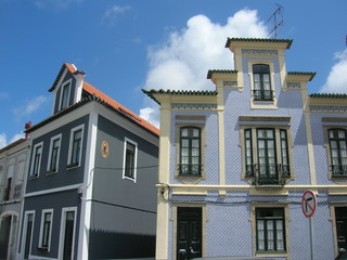 Fototapeta na wymiar Tradycyjne domy w Aveiro