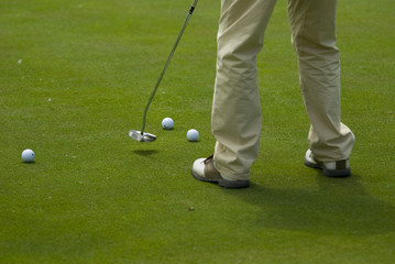Plakat Golf club view of putting green - sport