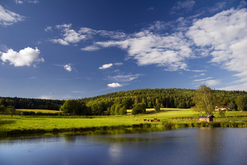 idyllische Landschaft in Thüringen