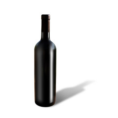 Flasche für Weinpresentation