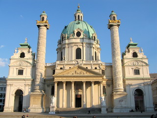 Fototapeta na wymiar karlskirche (Vienne)