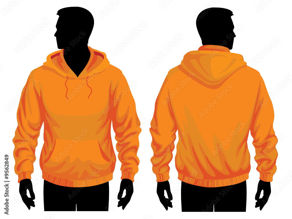 Canvas Prints men’s sweatshirt template