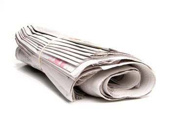 A daily newspaper ready for a loyal subscriber.