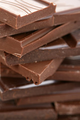 close-ups of chocolate - food and drink