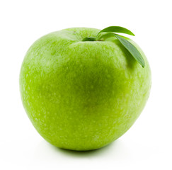 green apple isolated on white