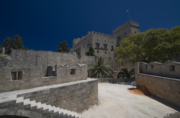 Naklejka premium Palace of Grand Master, Rhodes, Greece