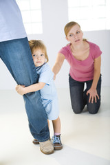 Obraz premium I want to go with dad