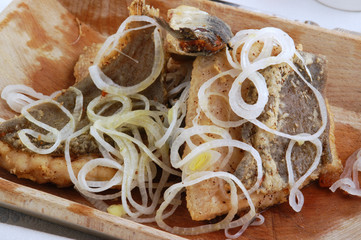 Carpione Pesse in saor - Secondi pesce del Veneto - Venezia