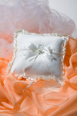 Little satin pillow for accessories