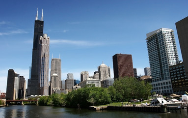 Fototapeta na wymiar Chicago Cityscape