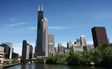 Fototapeta na wymiar Chicago Cityscape