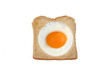 Spiegelei auf Toast