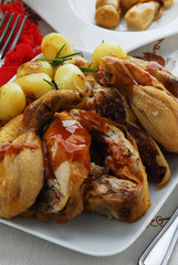 Pollo fegatini e funghi - Secondi di carne Lombardia