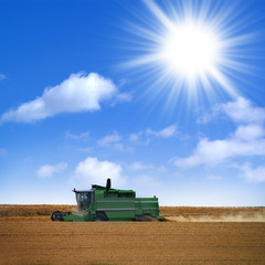 Bauer auf dem Feld