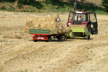 Traktor in der Landwirtschaft