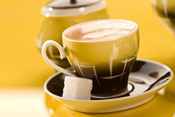 drink series: cup of coffee, hot espresso