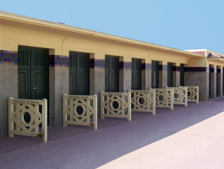 Ballade sur la plage de deauville